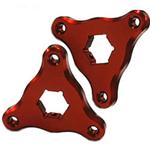 Ghiere Forcella Esagono 22mm, Rosse