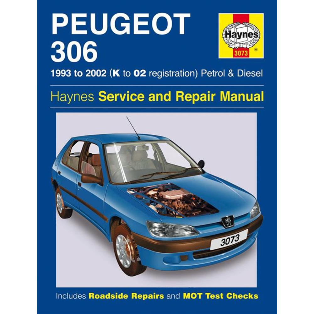 Manuale Auto, Peugeot 306 Petrol & Diesel (93-02) K to 02