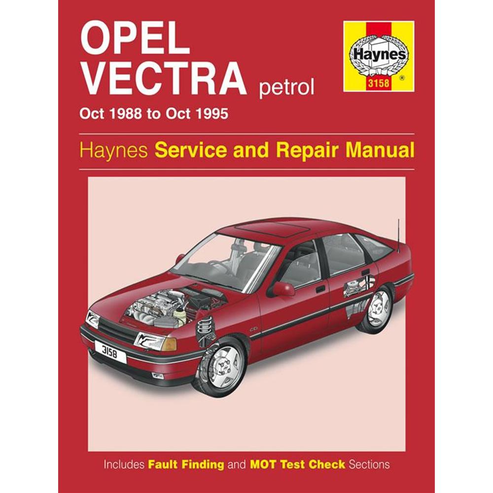 Manuale Auto, Opel Vectra Petrol (Oct88-Oct 95)
