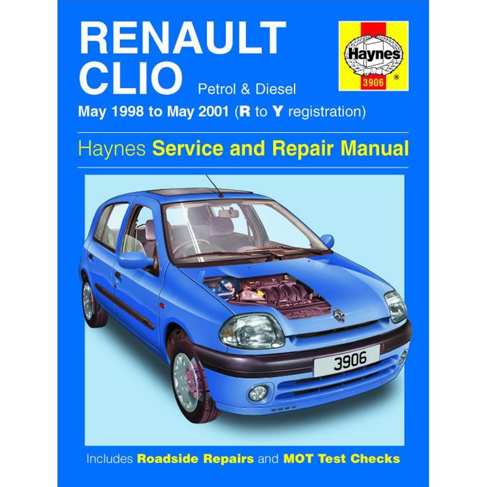 Manuale Auto, Renault Clio Petrol & Diesel (May98-May01) R to Y