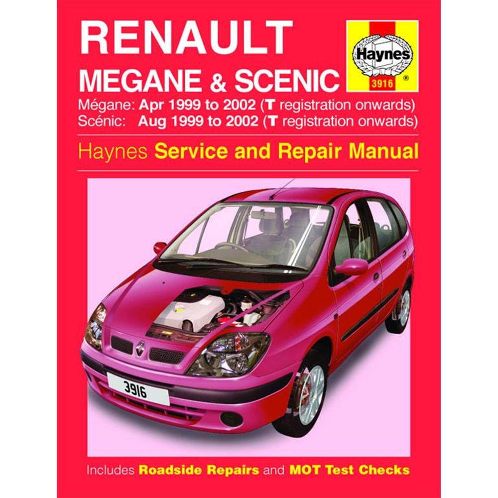 Manuale Auto, Renault Mégane, Scénic Petrol & Diesel (Apr99-02) T-52 reg.