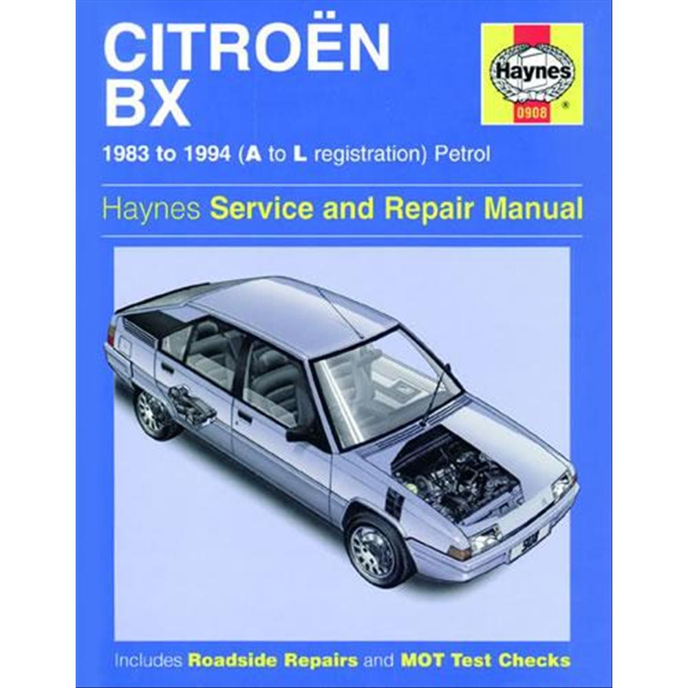 Manuale Auto, Citroën BX Petrol (83-94) A to L