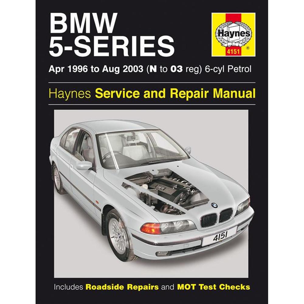 Manuale Auto, BMW 5-Series Petrol (April 96-Aug03)