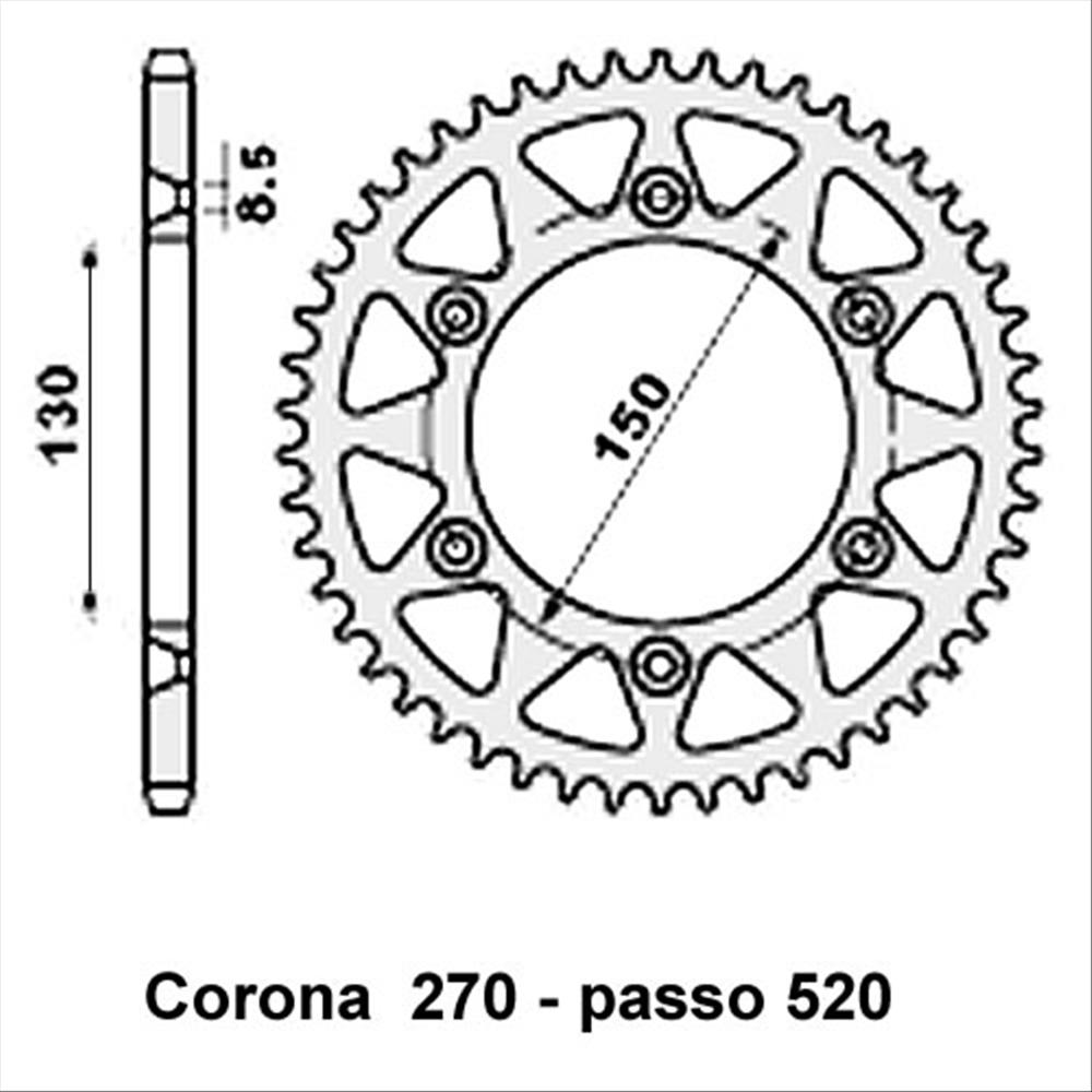 Corona 0270 Ergal - passo 520