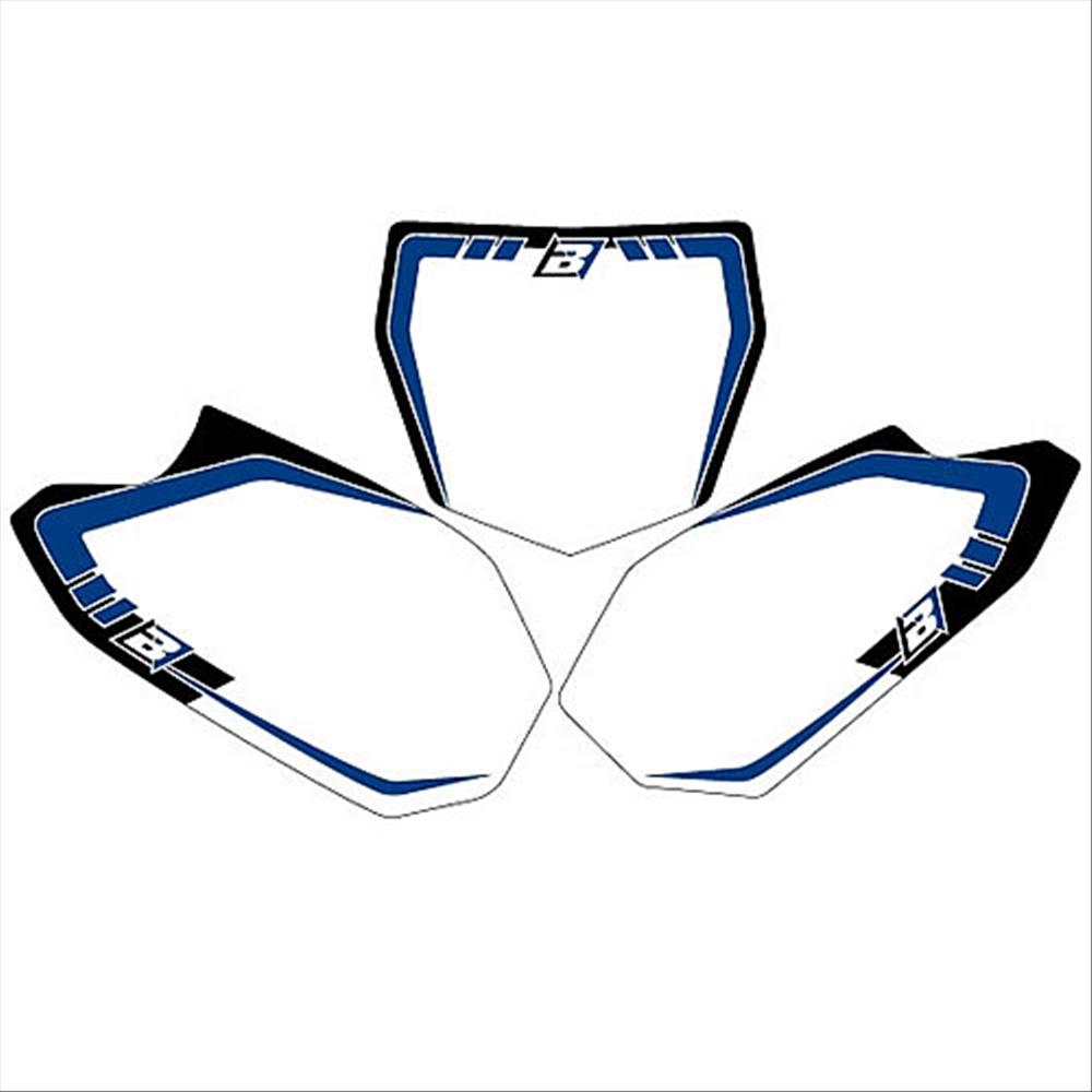 Kit Adesivi Yamaha Number Plate YZF450 (10-13)