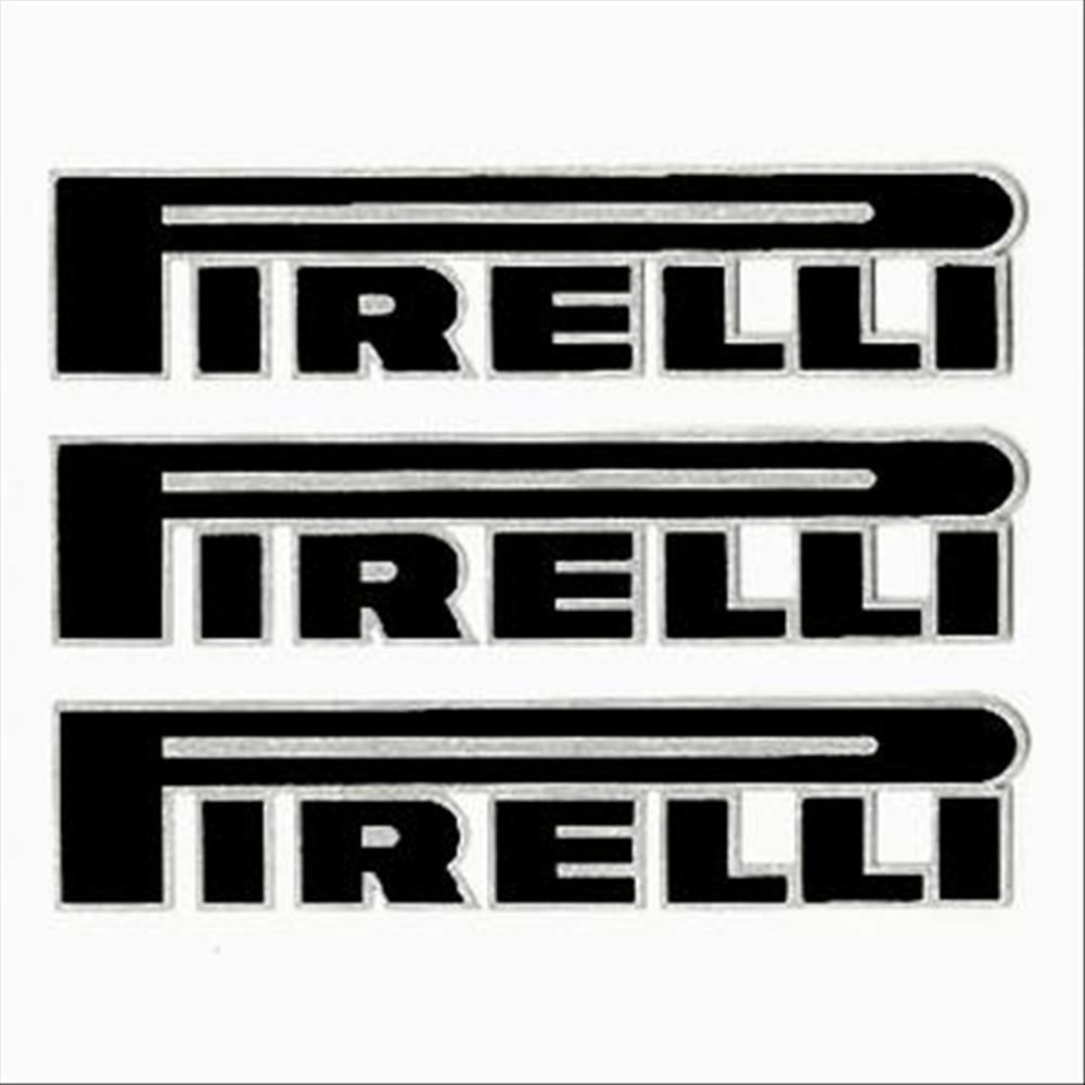 Adesivi pretagliati 120x100mm sponsor tecnici Pirelli