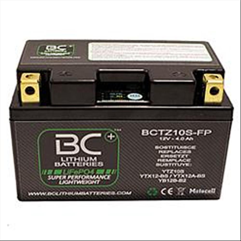 Batteria Moto Ioni di Litio BCTZ10S-FP-S 12V-8,6Ah, 150x87x93mm