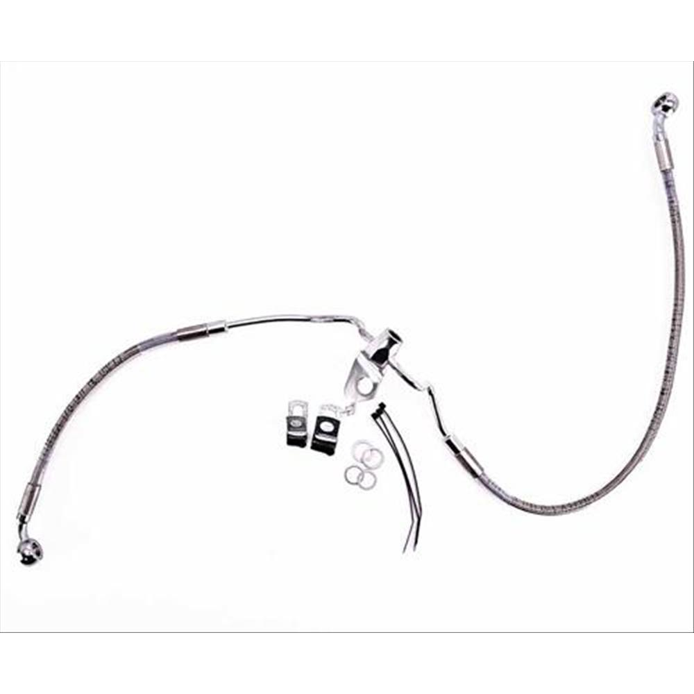 Serie tubi freno Harley Davidson Sportster posteriore (08/13), -Treccia Inox