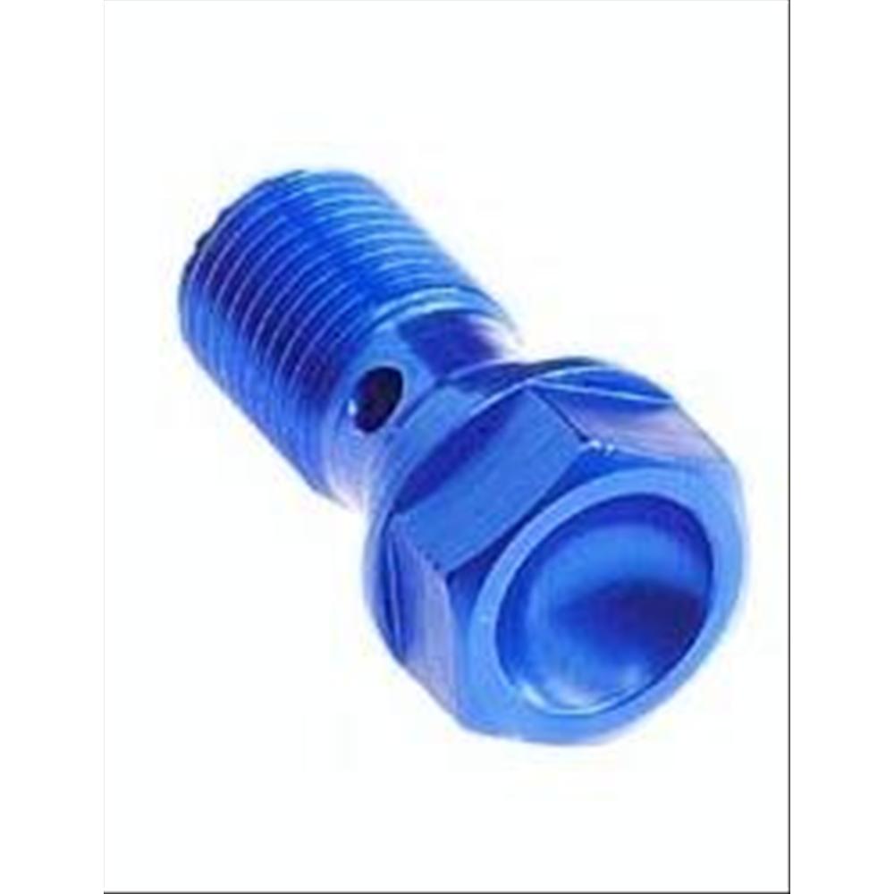 Vite Tubo freno Ø10x1,00, lunghezza 20mm - Ergal Blu Cobalto