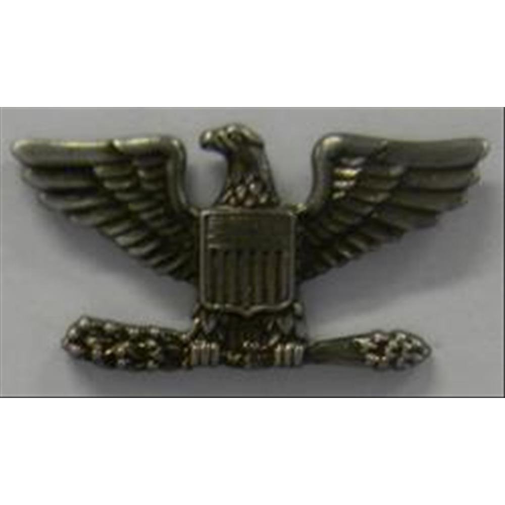 Spilla  "Aquila" Cromata nera