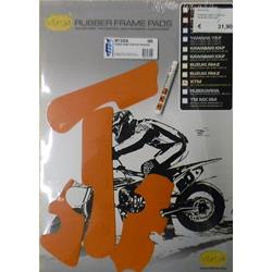 Protezioni telaio Vibram® KTM SX EXC 11/16 Arancio - 2pz
