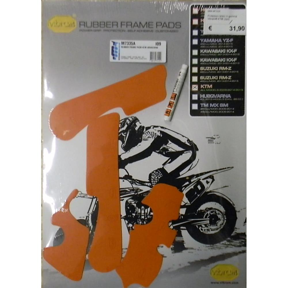 Protezioni telaio Vibram® KTM SX EXC 11/16 Arancio - 2pz