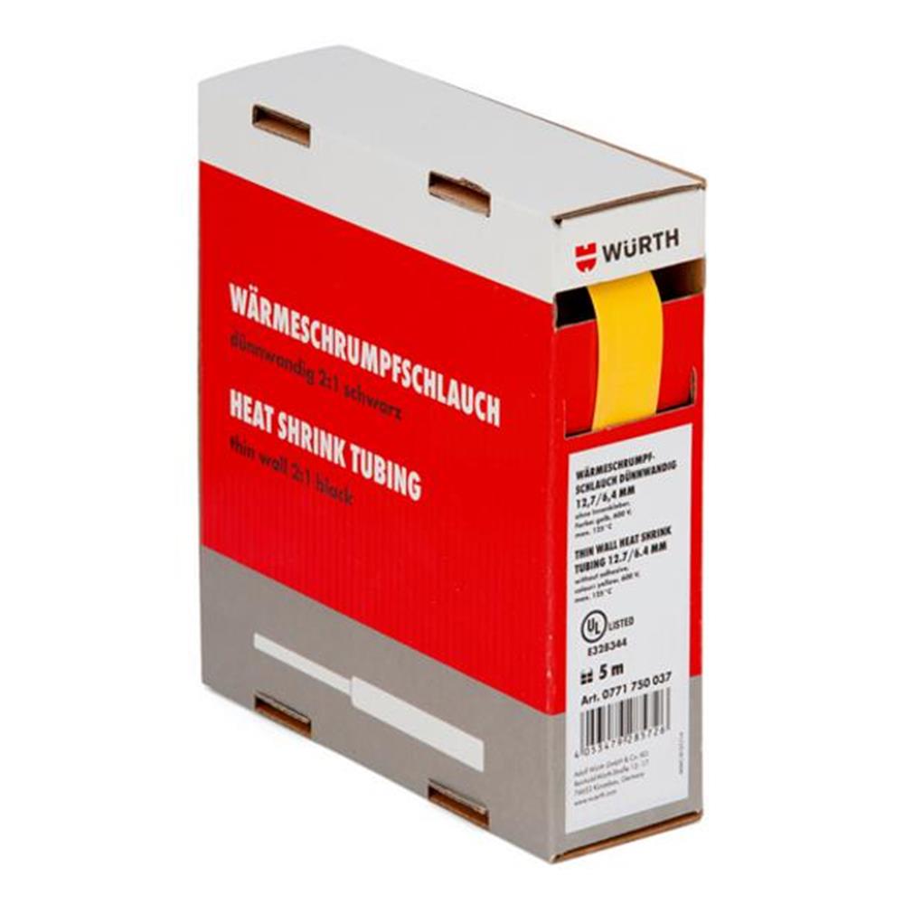 Guaina Termoretraibile Sottile Ø9,5/4,8mm (1mt) Giallo