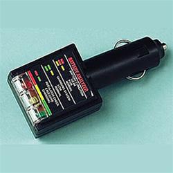 ANSMANN Tester per Batterie Auto 12V - Voltaggio Livello Ricarica Capacità  - Facile da Usare Morsetti Colorati - Spie LED Protezione Corto Circuito :  : Fai da te
