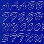 Set lettere adesive Blu, 170 pz.