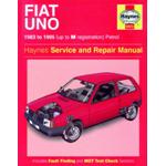 Manuale Auto, Fiat Uno Petrol (83-95) up to M