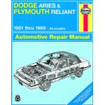 Manuale Auto, Dodge Aries, Plymouth Reliant (81-89) (USA)