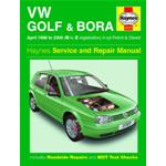 Manuale Auto, VW Golf, Bora Petrol & Diesel (98-00) R to X