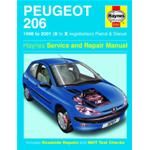 Manuale Auto, Peugeot 206 Petrol & Diesel (98-01) S to X