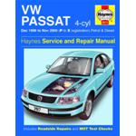 Manuale Auto, VW Passat 4-cyl Petrol & Diesel (Dec96-Nov00)