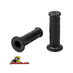 Manopole moto Ø22 chiuse Road Grip Nere