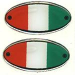 Stemmi 3D sagomati ovali Italia