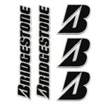 Adesivi pretagliati 120x100mm sponsor tecnici Bridgestone
