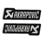 Adesivi pretagliati 120x100mm sponsor tecnici Akrapovic