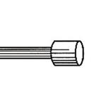 Cavo cambio ciclo Ø1,3mmx200cm, testa cilindrica Ø4x4mm