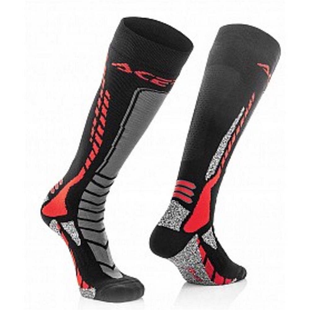 Calze Acerbis MX Pro Socks  Nero/Rosso