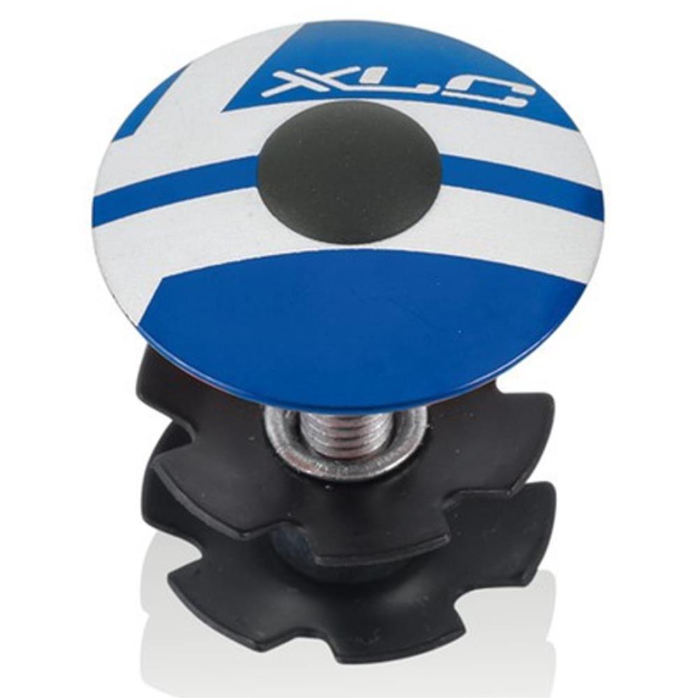Tappo Serie Sterzo XLC alluminio 1" 1/8 (Ø25,4mm) Azzurro