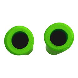 Manopole bici Ø22 Neoring in silicone, verde