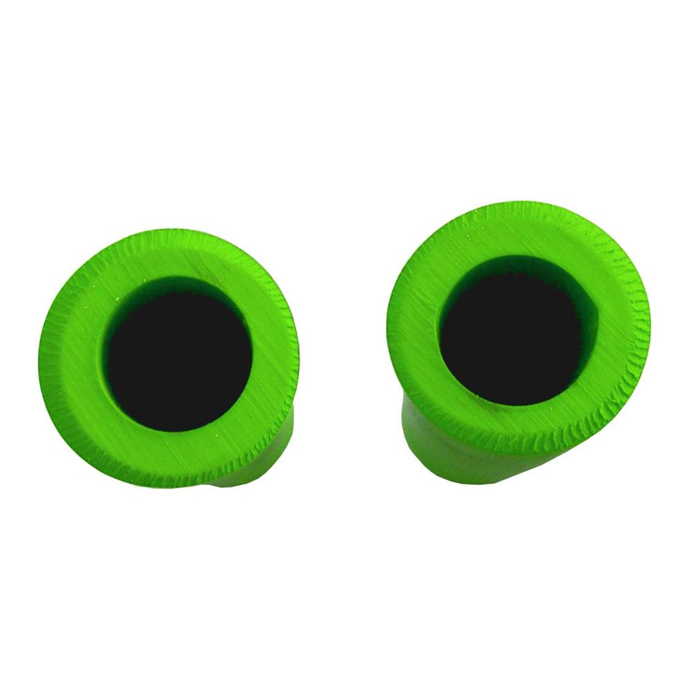 Manopole bici Ø22 Neoring in silicone, verde