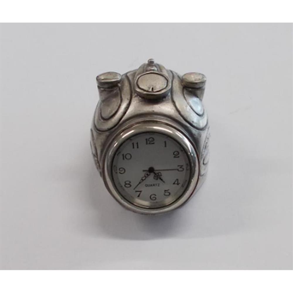 Orologio Sebatoio Moto Old Silver da tavolo