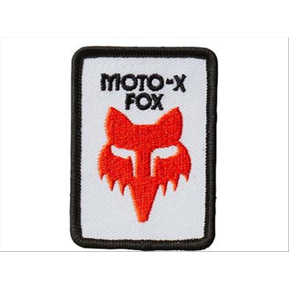 Patch Fox Moto-X Fox volpe Arancio, 6x4 cm 1 pz.