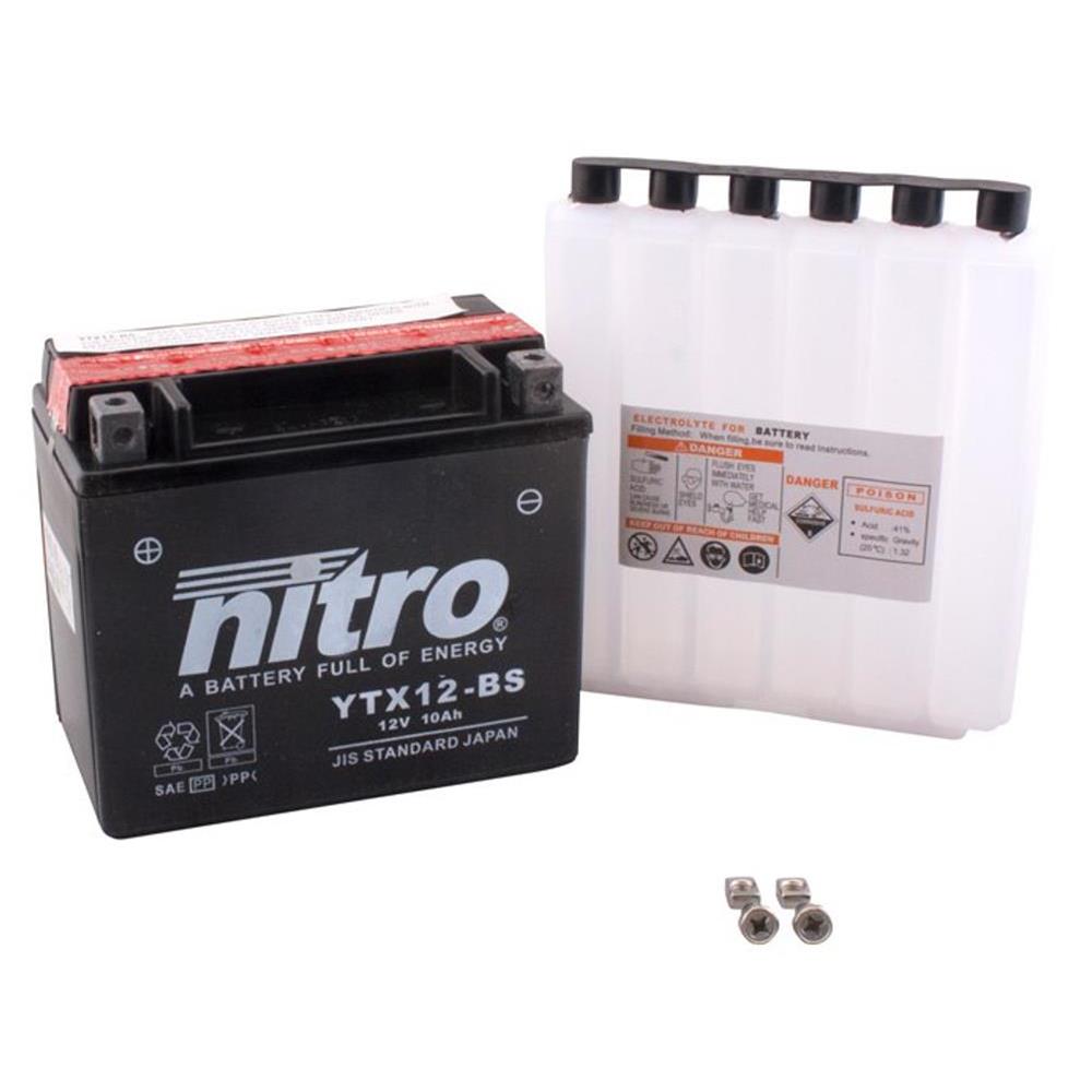 Batteria Moto MF YTX12-BS 12V-10Ah, 150x88x130mm