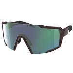 Occhiali Scott Sunglasses Shield Black Matt Blue Chrome Enhancer