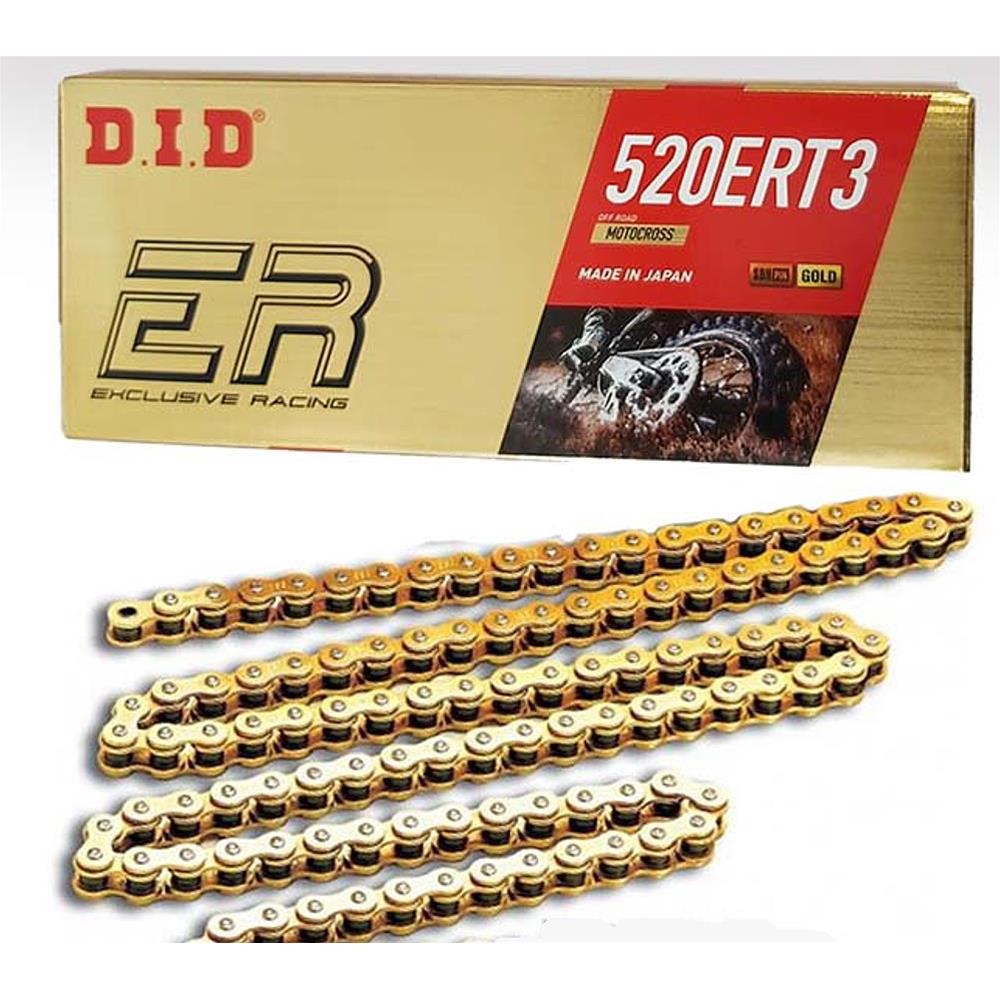 Catena 520 ERT3 G&G 120 maglie DID® Off-Road Professional senza O-Ring