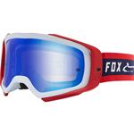 Occhiali MX Fox FX Airspace II Simp Rosso/Navy 2020, lente Spark specchio Blu