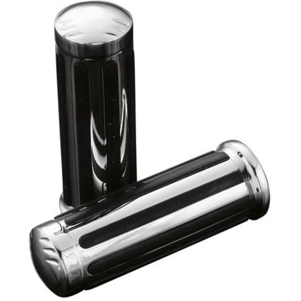 Manopole moto Ø22 chiuse Legend cromate