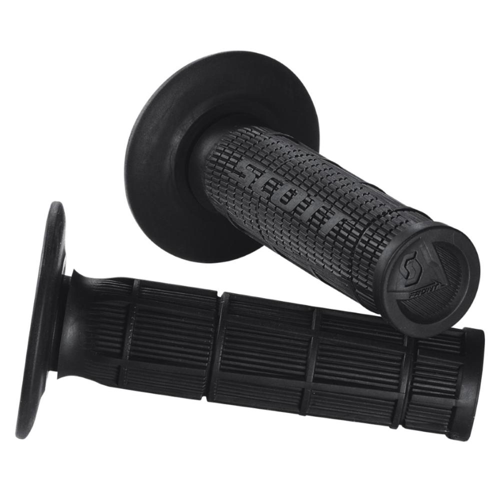 Manopole moto Ø22 chiuse Scott Radial Half MX Nero