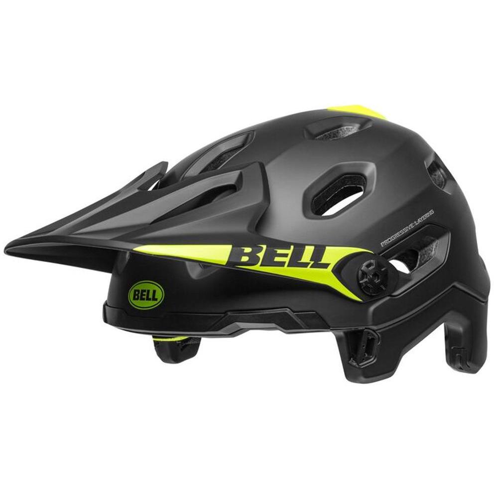Casco Bici Bell Super DH MIPS Spherical Matte Gloss Black Hi-Vis