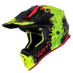 Casco Just 1 J38 Mask Fluo Yellow Red Black