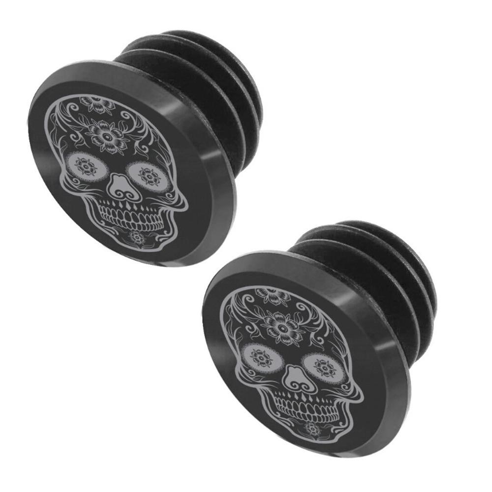 Tappi manubrio Switch Skull Grigio (2 pezzi)
