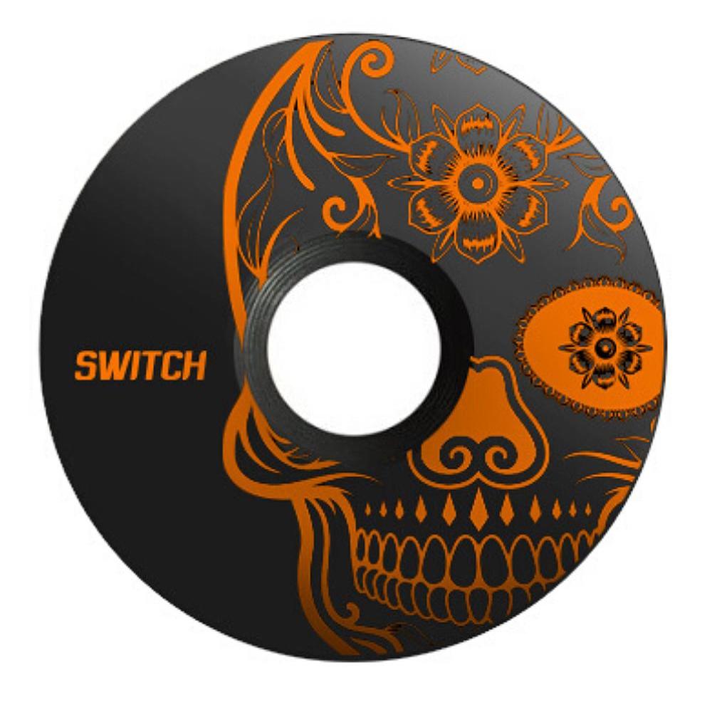 Tappo Serie Sterzo MTB Skull Arancio Ø22,2mm