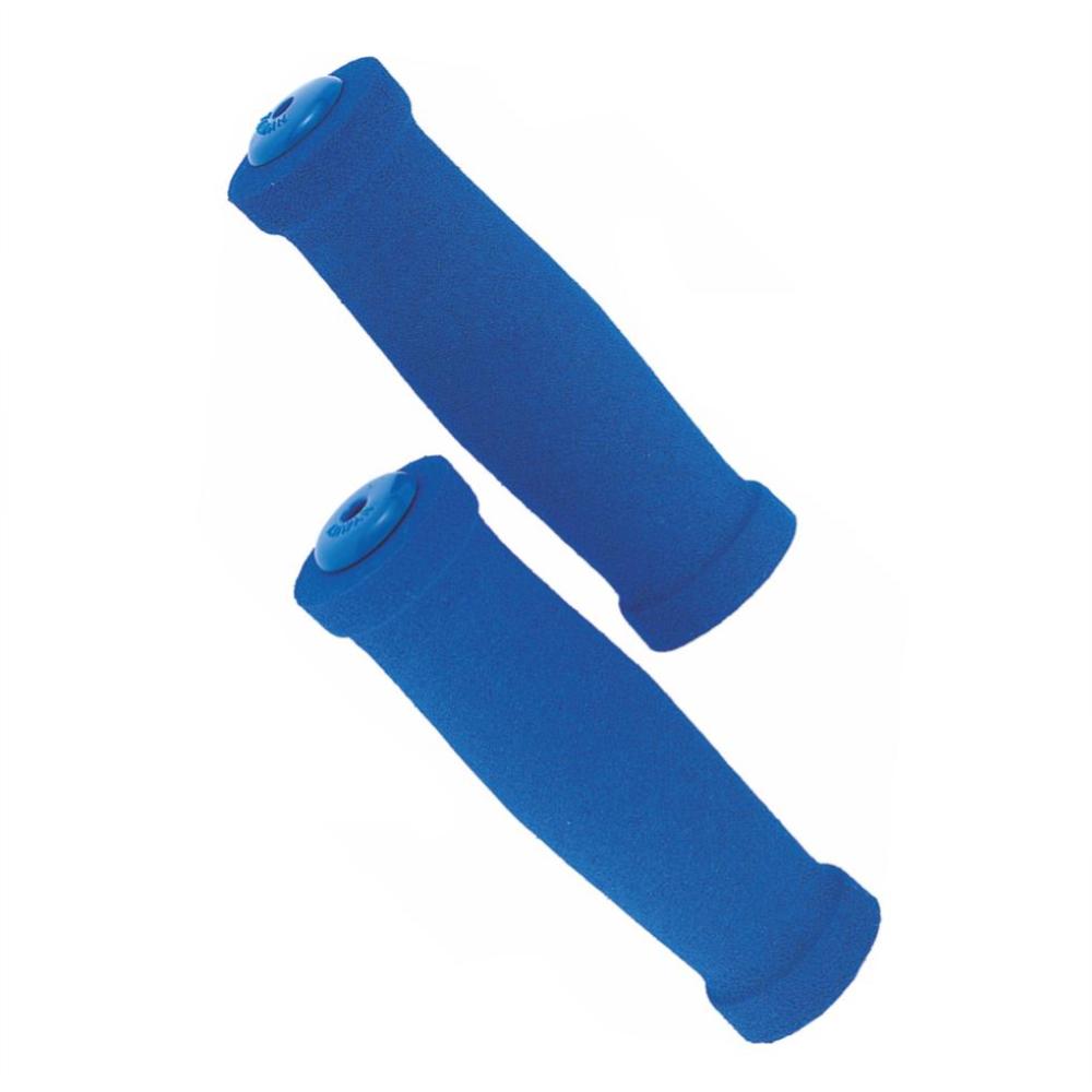 Manopole bici Ø22 in Spugna 130mm Blu