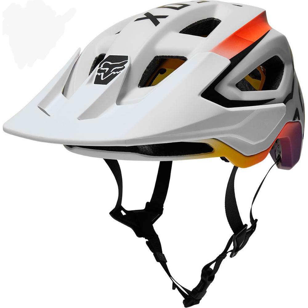 Casco Bici Fox FX Speedframe Vnish Helmet Mips®, CE White