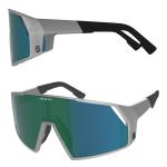 Occhiali Scott Sunglasses Pro Shield Supersonic EDT Silver Green Chrome