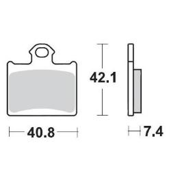 Pastiglie freni moto Moto Master 96711 ( 07GR16 ) - Sinterizzate
