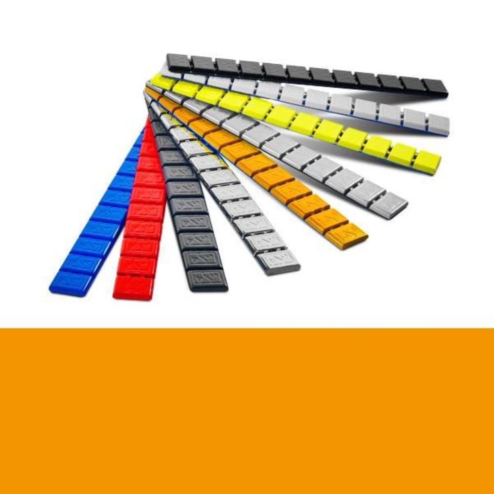 Pesi adesivi HPW 380 Colorati per ruote, Arancione